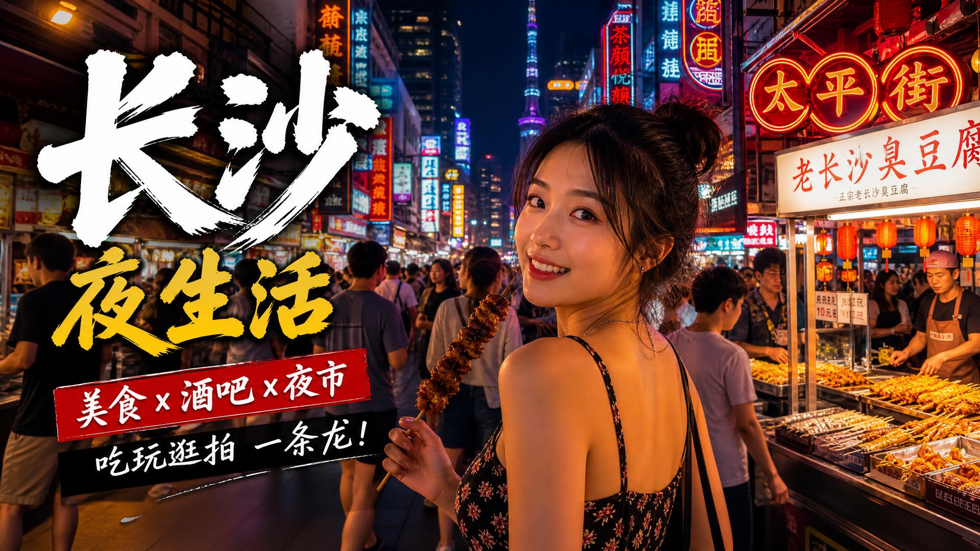 溏心vlog-长沙夜生活完全攻略 | 溏心vlog城市生活视频
